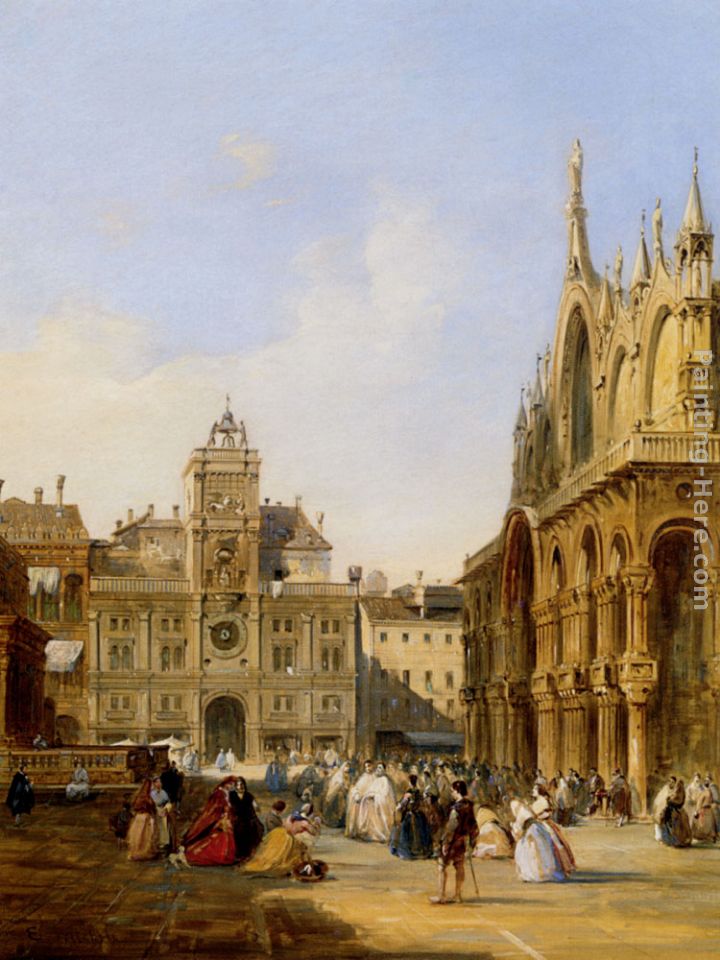 Edward Pritchett A View Of St Mark's Square